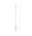 Nowodvorski CYLINDER S Sufitowa Wisząca Max moc 10W only LED GU10 Transparentny 7870 Nowodvorski CYLINDER S Sufitowa Wisząca Max moc 10W only LED GU10 Transparentny 7870