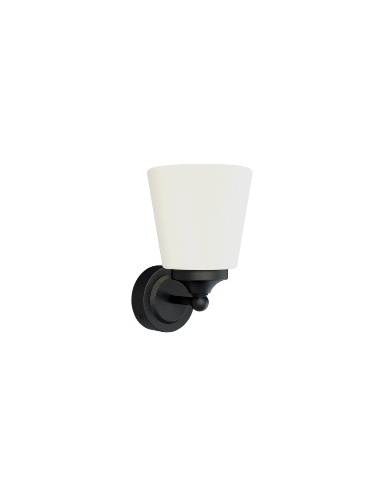 Nowodvorski BALI Ścienna Kinkiet Max moc 1x25W E14 IP44 Czarny 8053