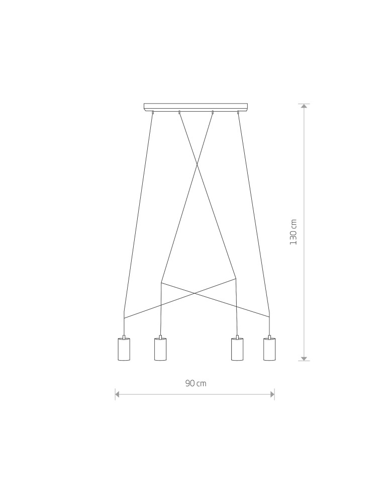 Lampy wiszące - Nowodvorski IMBRIA Sufitowa Wisząca Max moc 10W only LED GU10  Mosiądz 7957 - product kolory-swiatla.pl 2