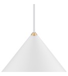 Lampy wiszące - Nowodvorski ZENITH S Sufitowa Wisząca Max moc 1 x 35W GU10  Biały 7997 - product 3