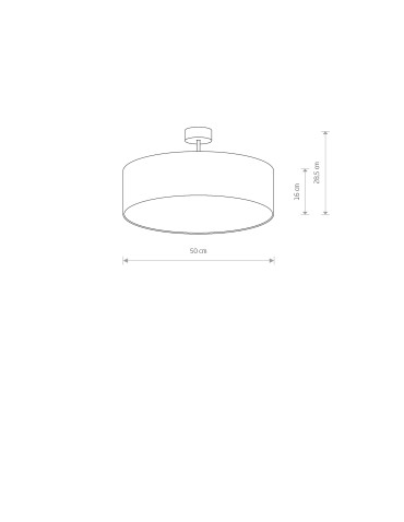 Nowodvorski VIOLET Sufitowa Plafon/Przysufitowa Max moc 25W only LED E27  Czarny 7961 - produkt 2