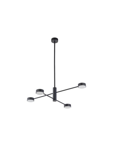 Nowodvorski ORBIT Sufitowa Plafon Max moc 4x8W GX53  Czarny 7945