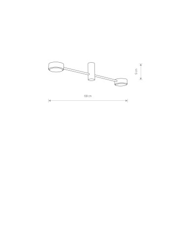 Nowodvorski ORBIT Sufitowa Plafon Max moc 2x8W GX53  Biały 7938 - product 2