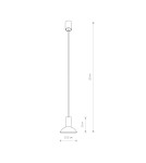 Nowodvorski HERMANOS Sufitowa Wisząca Max moc 10W only LED GU10  Biały 8037 Nowodvorski HERMANOS Sufitowa Wisząca Max moc 10W only LED GU10  Biały 8037