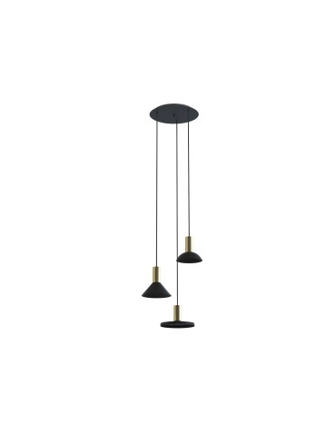 Nowodvorski HERMANOS Sufitowa Wisząca Max moc 10W only LED GU10  Czarny 8030