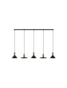Nowodvorski HERMANOS Sufitowa Wisząca Max moc 10W only LED GU10  Czarny 8032