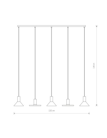 Nowodvorski HERMANOS Sufitowa Wisząca Max moc 10W only LED GU10  Czarny 8032 - produkt 2