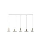 Lampy wiszące na listwie - Nowodvorski HERMANOS Sufitowa Wisząca Max moc 10W only LED GU10  Biały 8033 - product 1