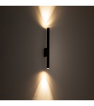 Kinkiety tuby - Nowodvorski LASER Ścienna Kinkiet Max moc 10W only LED G9  Czarny 8047 - product 2