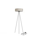 Lampy podłogowe trójnóg - Nowodvorski CADILAC Podłogowa Max moc 25W only LED E27  Szary 8190 - product 1