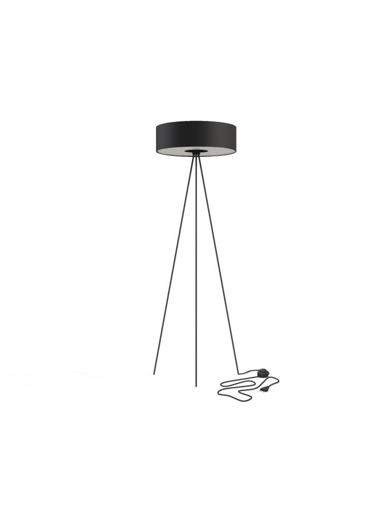 Nowodvorski CADILAC Podłogowa Max moc 25W only LED E27  Czarny 7988