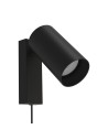 Nowodvorski MONO Ścienna Kinkiet regulowane z włącznikiem Max moc 10W only LED GU10  Czarny 7786