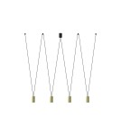 Lampy wiszące - Nowodvorski MORE EYE Sufitowa Wisząca Max moc 10W only LED GU10  Mosiądz 7610 - product 1
