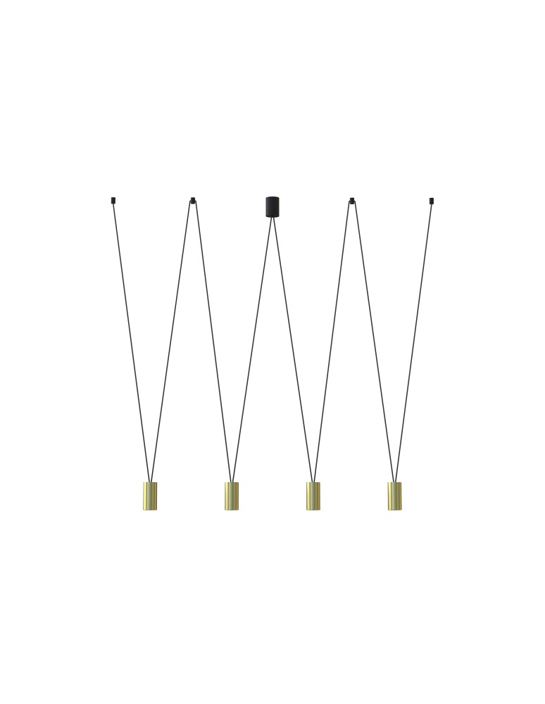 Nowodvorski MORE EYE Sufitowa Wisząca Max moc 10W only LED GU10  Mosiądz 7610