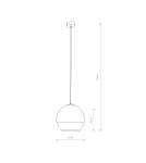 Lampy wiszące - Nowodvorski GLOBE PLUS M Sufitowa Wisząca Max moc 60W E27  Chrom 7606 - product 2