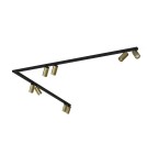 Lampy sufitowe reflektory - Nowodvorski MONO CORNER 2x150 Reflektor/Spot Max moc 10W only LED GU10  Mosiądz 7755 - product 1
