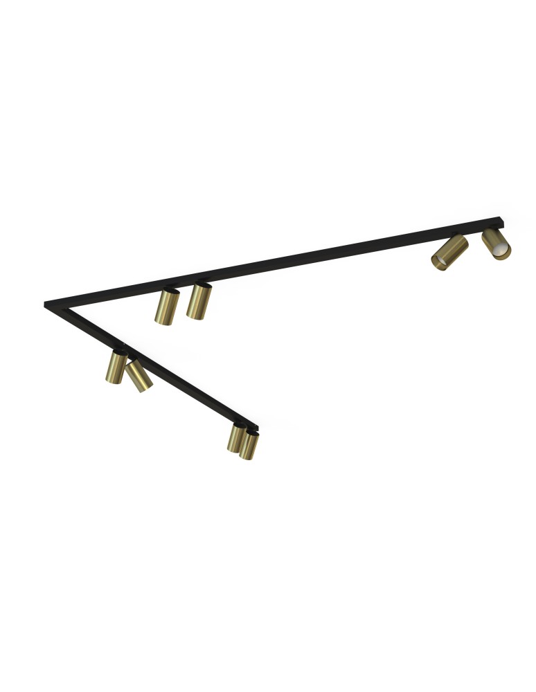 Nowodvorski MONO CORNER 2x150 Reflektor/Spot Max moc 10W only LED GU10  Mosiądz 7755