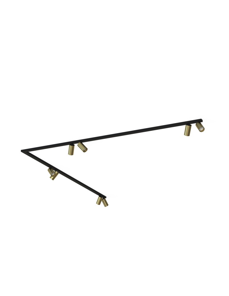 Nowodvorski MONO CORNER 2x200 Reflektor/Spot Max moc 10W only LED GU10  Mosiądz 7757