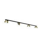 Lampy sufitowe reflektory - Nowodvorski MONO 2x150 Reflektor/Spot Max moc 10W only LED GU10  Mosiądz 7754 - product 1