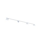 Lampy sufitowe reflektory - Nowodvorski MONO 2x200 Reflektor/Spot Max moc 10W only LED GU10  Biały 7752 - product 1