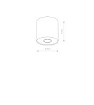 Nowodvorski POINT M Spot Natynkowa Max moc 35W GU10 Czarny 7602 Nowodvorski POINT M Spot Natynkowa Max moc 35W GU10 Czarny 7602