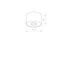 Oprawy sufitowe na wymienne źródło światła - Nowodvorski POINT S Spot Natynkowa Max moc 35W GU10  Czarny 7603 - product 3