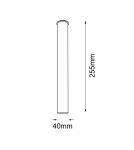 Oprawy sufitowe okrągłe - Amplex Plafon Akadi - Mosiądz polerowany-biały (255 mm) 8876 - product 2