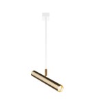 Lampy sufitowe reflektory - Amplex Reflektor Akadi R2 - Mosiądz polerowany-biały 8880 - product 1