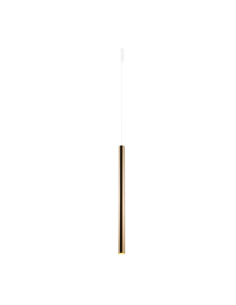 Amplex Lampa wisząca Akadi 1 - Mosiądz polerowany-biała (700 mm) 8884
