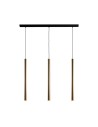 Amplex Lampa wisząca Akadi 3 - Mosiądz polerowany-czarna (700 mm) 8885