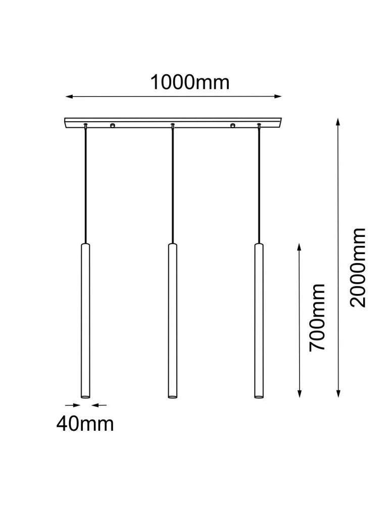 Amplex Lampa wisząca Akadi 3 - Mosiądz polerowany-biała (700 mm) 8886 Amplex Lampa wisząca Akadi 3 - Mosiądz polerowany-biała (700 mm) 8886