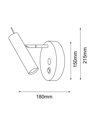 Amplex Kinkiet Amos - Mosiądz polerowany-biały 8906 - product 2