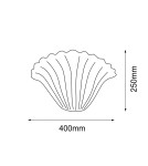 Kinkiety klasyczne - Amplex Kinkiet Bacelo - Mosiądz polerowany-srebrny (250 mm) 8161 - product 2