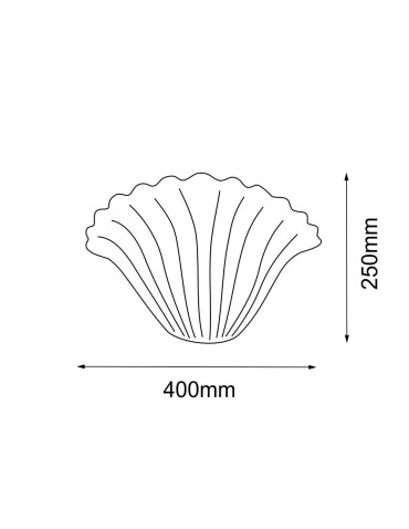 Amplex Kinkiet Bacelo - Mosiądz polerowany-srebrny (250 mm) 8161 - produkt 2