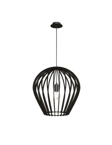 Amplex Lampa wisząca Bala - Czarna sklejka (460 mm) 5019