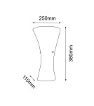 Kinkiety klasyczne - Amplex Kinkiet Button - Mosiądz polerowany-złoty (380 mm) 8170 - product 2