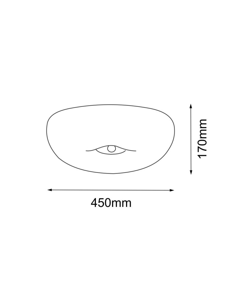 Lampy sufitowe klasyczne - Amplex Plafon Button 45 - Mosiądz polerowany-złoty (170 mm) 8182 - product kolory-swiatla.pl 2