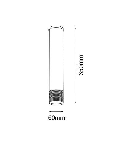 Amplex Plafon Eido - Biały-patyna mat (350 mm) 8251 - produkt 2