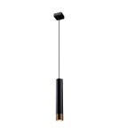 Lampy wiszące rurki - Amplex Lampa wisząca Eido 1 - Czarna-patyna mat (350 mm) 8256 - product 1