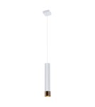 Lampy wiszące rurki - Amplex Lampa wisząca Eido 1 - Biała-patyna mat (350 mm) 8257 - product 1