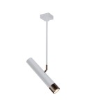 Lampy sufitowe reflektory - Amplex Reflektor Eido - Biały-patyna mat 8267 - product 1