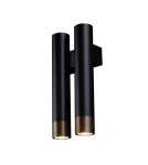 Kinkiety tuby - Amplex Kinkiet Eido 2 - Czarny-patyna mat (350 mm) 8270 - product 1