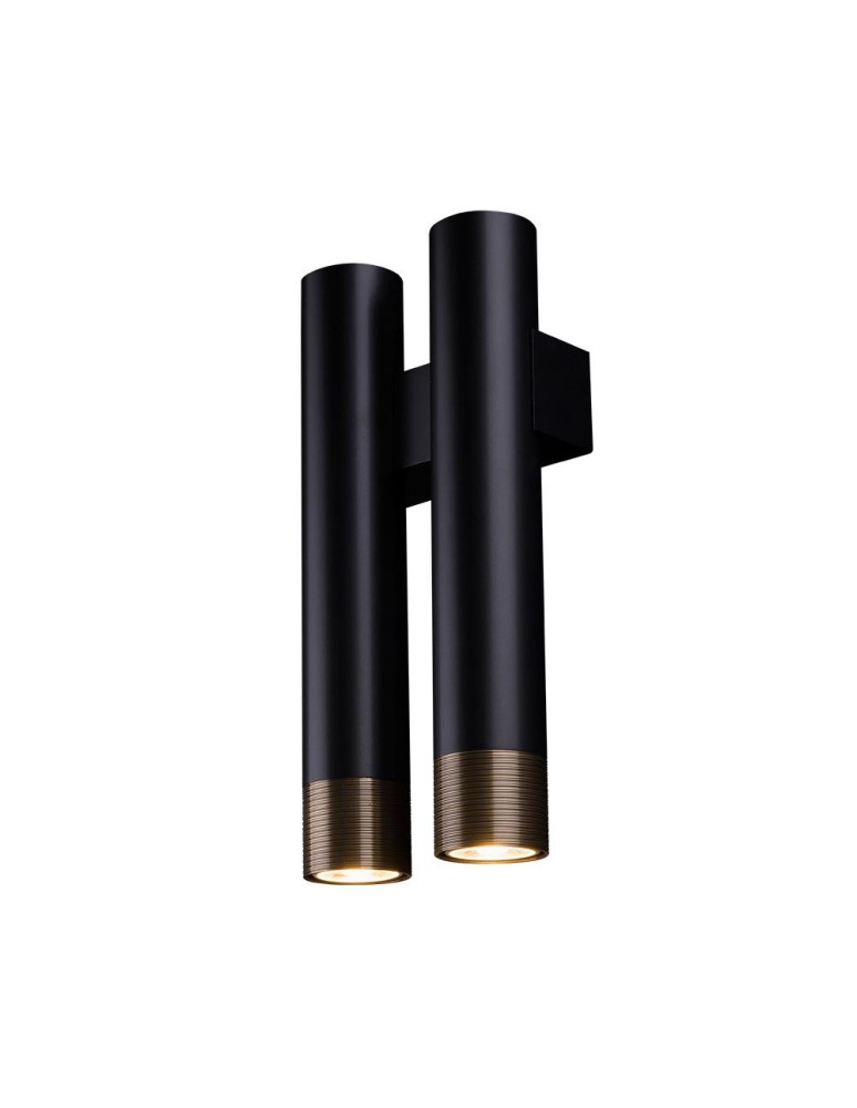 Amplex Kinkiet Eido 2 - Czarny-patyna mat (350 mm) 8270