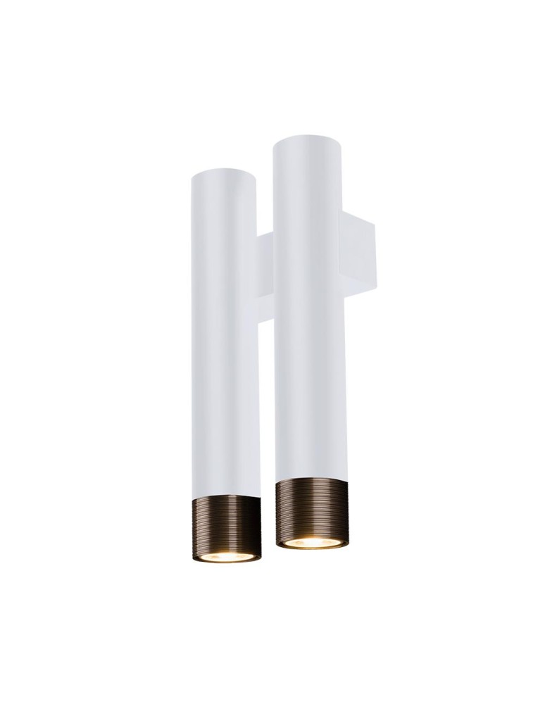 Amplex Kinkiet Eido 2 - Biały-patyna mat (350 mm) 8271