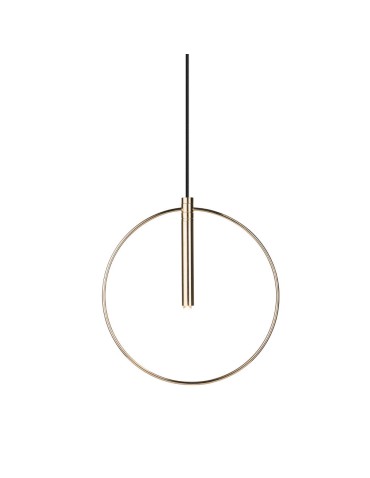 Amplex Lampa wisząca Faro okrąg - Mosiądz polerowany (320 mm) 8290