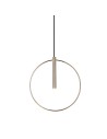 Amplex Lampa wisząca Faro okrąg - Mosiądz polerowany (320 mm) 8290