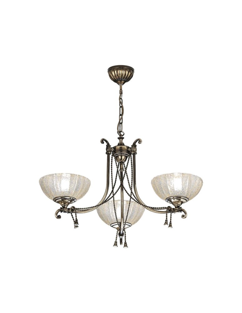 Amplex Lampa wisząca Granada 3 - Patyna połysk (710 mm) 8313