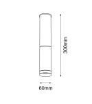 Oprawy sufitowe okrągłe - Amplex Plafon Kavos - Mosiądz polerowany-czarny (300 mm) 8356 - product 2