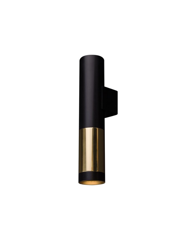 Amplex Kinkiet Kavos 1 - Mosiądz polerowany-czarny (300 mm) 8358 Amplex Kinkiet Kavos 1 - Mosiądz polerowany-czarny (300 mm) 8358