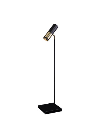 Amplex Lampa stołowa Kavos - Mosiądz polerowany-czarna (900 mm) 8376